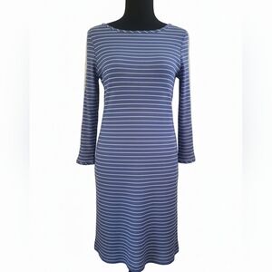 Lilly Pulitzer Navy Striped Long Sleeve Dress